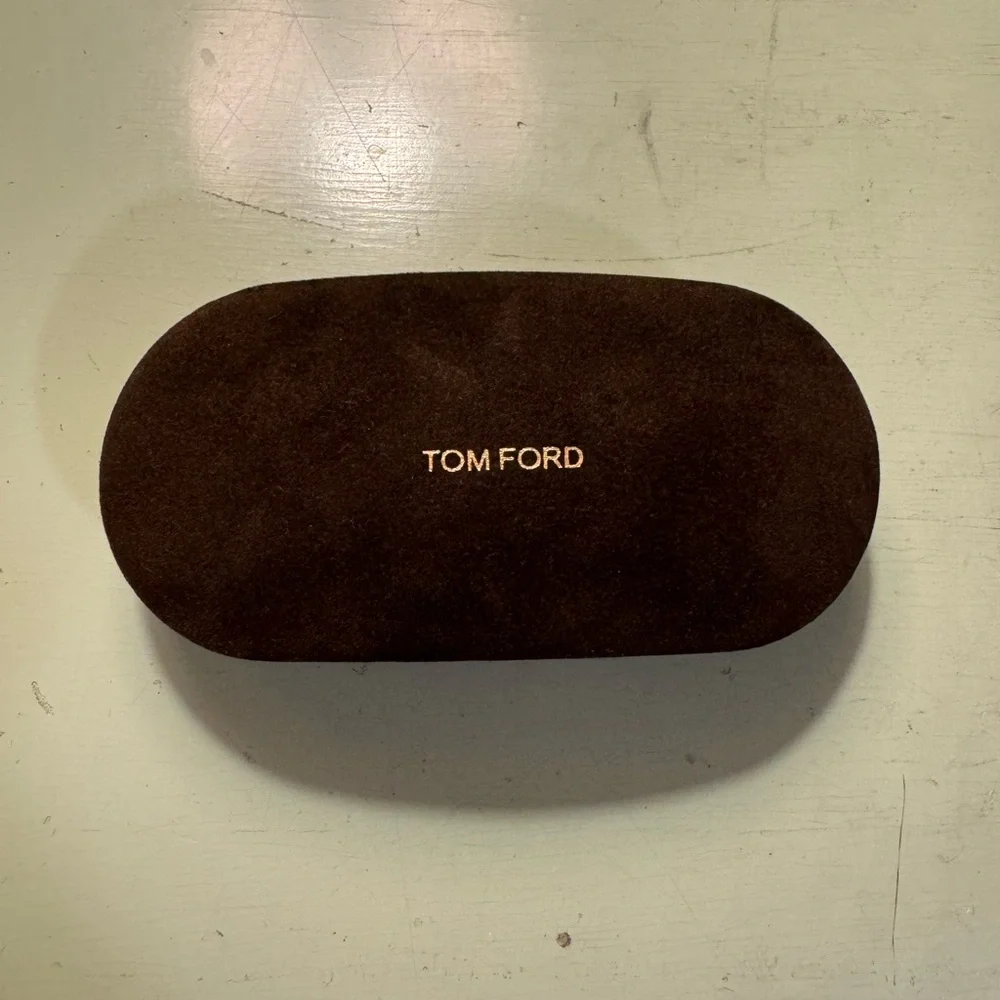 Tom Ford Medium Dark Brown Sunglass Case - Picture 2 of 2